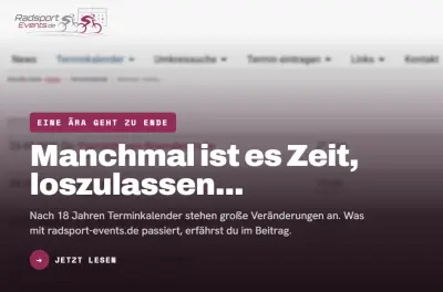 Manchmal ist es Zeit loszulassen