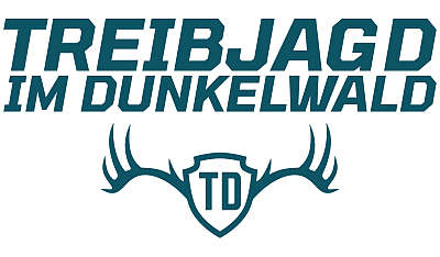 Logo Schrift Treibjagd Dunkelwald